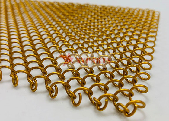 Öffnungs-Metall Ring Mesh Curtains For Space Divider 8x8 Millimeter und flexibles Fach