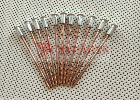 6x15MM Aluminiumschweißungs-Basis-bimetallische Isolierungs-Stifte mit Selbstfederring
