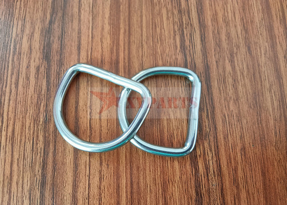 30x25mm Dee Ring Welded Stainless Steel D-Clip Pin For Removable Blanket
