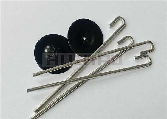 2.5mm Aluminiumsonnenkollektor, der Mesh Clips With Black Coating-Selbstfederringe prüft