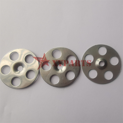 36 mm selbstsichernde Unterlegscheibe aus Metall mit Mittelloch mit 6 mm Durchmesser zur Befestigung von Brettern