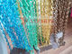 Multi Farbdekorativer Aluminiumkettentür-Vorhang für Inneneinrichtung