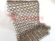 Bronzeedelstahl Chainmail-Metall Ring Mesh For Wall Curtains