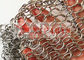 Dekoratives Edelstahl-Metallkettenhemd Ring Mesh For Partition Curtain Wall