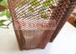 10mm Foldability Bronzearchitekturspulen-Draht-Vorhang für Stadiums-Hintergrund