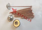 Kupferne überzogene CD Schweißungs-Stifte mit Metallwaschmaschinen für Reparierenwärmedämmungs-Material