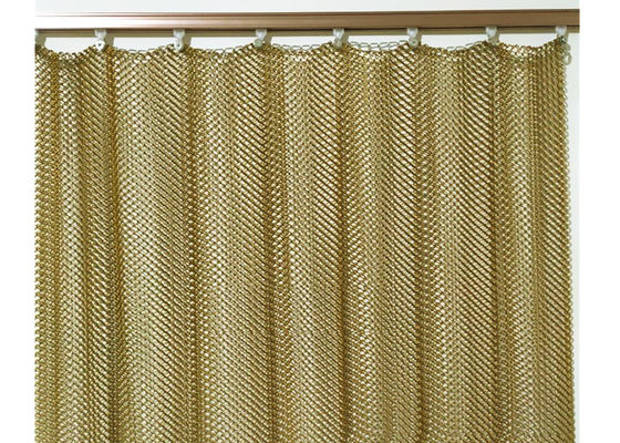 Draht-Mesh Curtains Drop Light Weight-Kettenglied 8m Längen-PVDF mit hängendem Rahmen