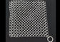 Dauerhafter Antirost Ringe Kettenhemd-Pan Scrubber Withs 1.2mmx10mm für Küchen-Reinigung