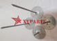 M3*75 Millimeter galvanisierte Marine Insulation Pins With 40mm Dia Perforated Disc Base