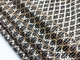 Aluminiumvorhang Rauten-Druck Chainmail Mesh Fabric Metallic Cloth Metal