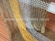 Drapierung Chainmail-Metallschweißungs-Draht-ODM Ring Mesh Curtain For Ceiling Treatment