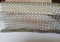 Edelstahl 0.8x7mm Ring Metal Mesh Curtain Dividers für Treppen-Handläufe