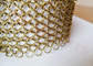 7mm Edelstahl schweißte Ring Mesh Curtain For Space Decoration