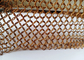 Kupferne überzogen Edelstahl Kettenhemd-Mesh Curtains 1.0x8mm
