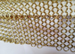 7mm Edelstahl schweißte Ring Mesh Curtain For Space Decoration