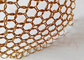 Edelstahl Gold-Farb-Architektur- Metall-Mesh Curtains 1.5x15mm